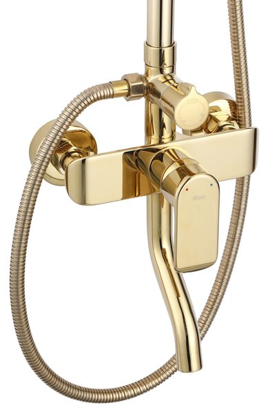 Komplet za prhanje REA BLOOM GOLD