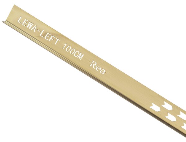 Lestev za tuš kabino 100cm Brush Gold