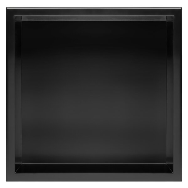 Bathroom shelf 30x30 matte black