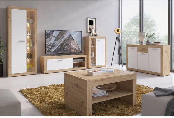 Modern Living Klubska Miza Brilon, Barva Hrasta