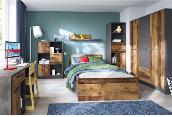 Modern Living Komoda Nubi, Barva Hrasta, Temno Siva