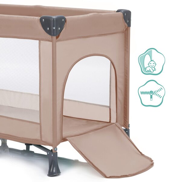 PRENOSNA POSTELJICA 120/60 cm bež