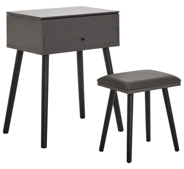 KOZMETIČNA MIZA les, steklo, tekstil, leseni material