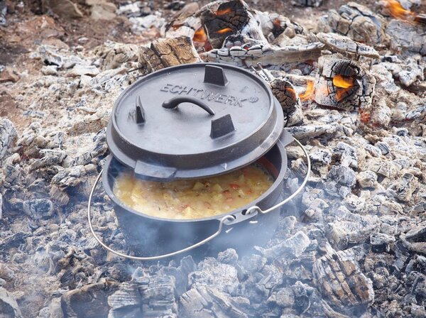 Echtwerk Posoda Iz Litega Železa Outdoor, Črna