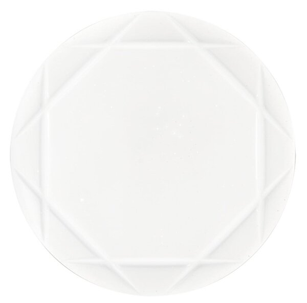 F.A.N. Europe LED stropna svetilka Elixir, Ø 30 cm, bela, plastika, CCT, Bela, Dnevna soba / jedilnica, Plastika, Sodobni