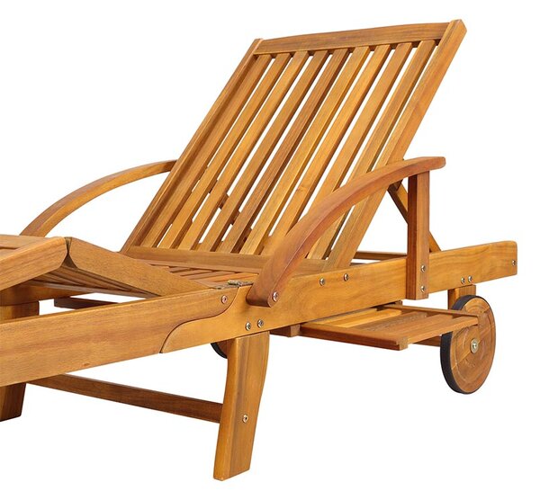 Casaria Vrtni ležalnik z mizo iz akacijevega lesa