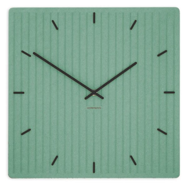 Stenska ura Luxhora Lineara Mint Green 11 barv kazalcev