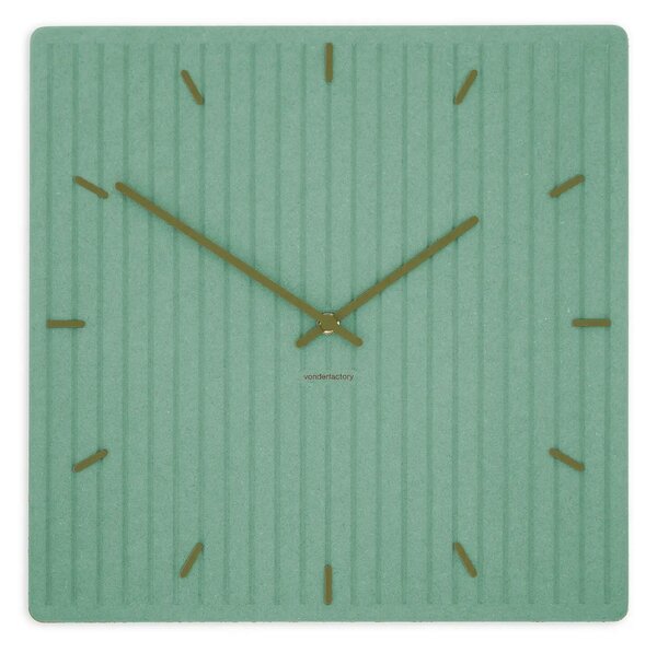 Stenska ura Luxhora Lineara Mint Green 11 barv kazalcev