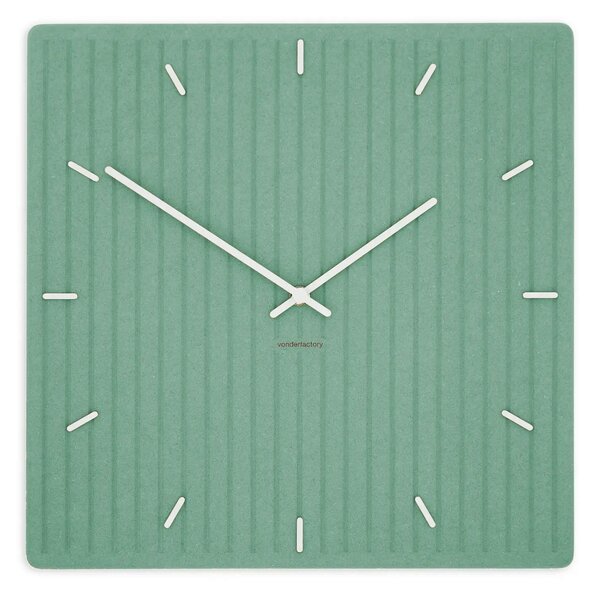 Stenska ura Luxhora Lineara Mint Green 11 barv kazalcev