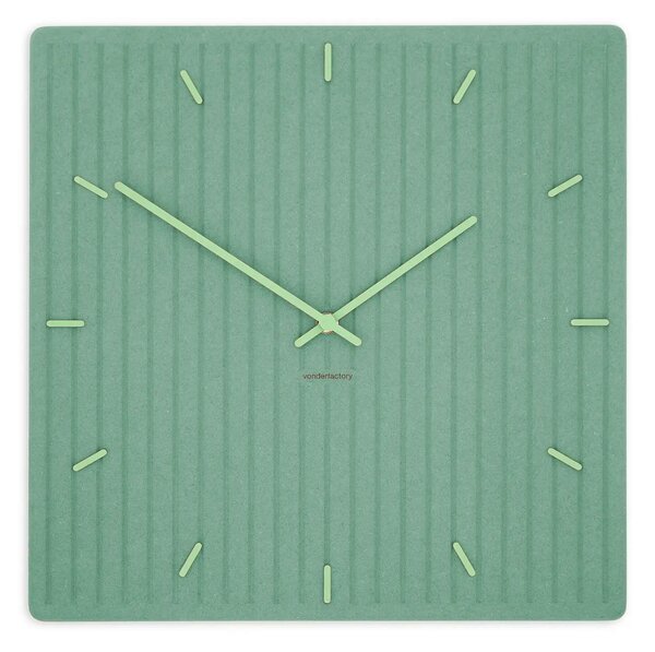 Stenska ura Luxhora Lineara Mint Green 11 barv kazalcev