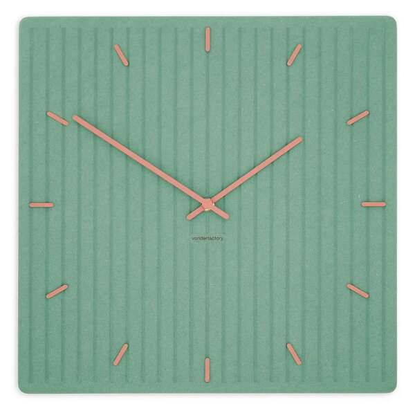 Stenska ura Luxhora Lineara Mint Green 11 barv kazalcev