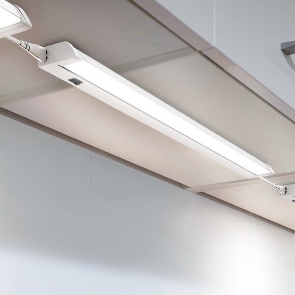 B.K. Licht LED-svetilka za spodnji del omarice Hike, bela, L 54,7 cm, 4.000 K, Bela, Kuhinja