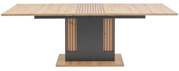 Modern Living Raztegljiva Miza Amare, Antracit, Barva Hrasta
