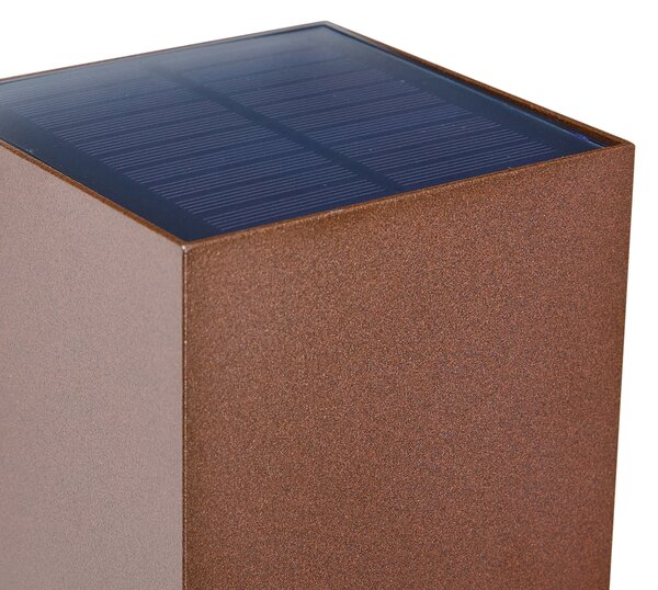 Zunanja stenska svetilka rjave barve, vklj. LED IP65 Solar - Charlene
