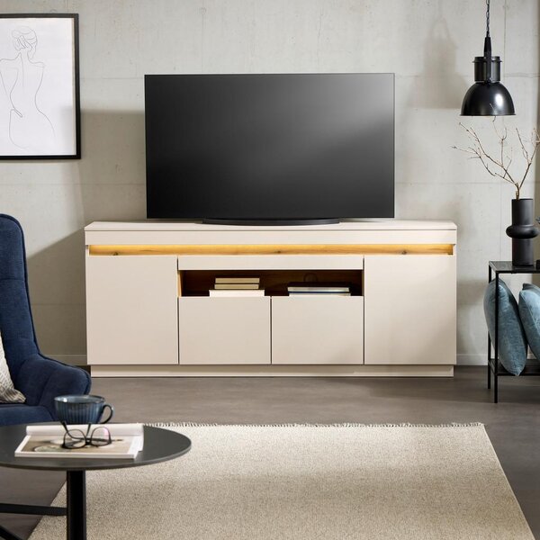Modern Living Tv-element Samu, Kašmir, Barva Hrasta, Osvetlitev