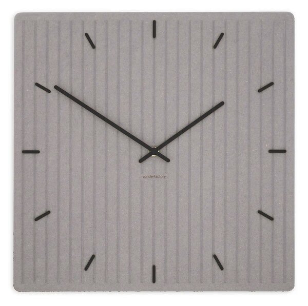 Stenska ura Luxhora Lineara Light Grey 11 barv kazalcev