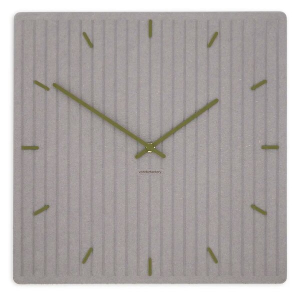 Stenska ura Luxhora Lineara Light Grey 11 barv kazalcev