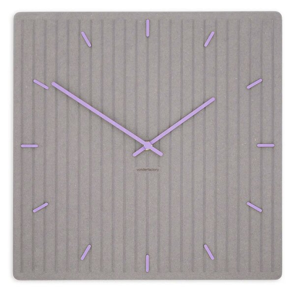 Stenska ura Luxhora Lineara Light Grey 11 barv kazalcev