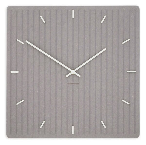 Stenska ura Luxhora Lineara Light Grey 11 barv kazalcev