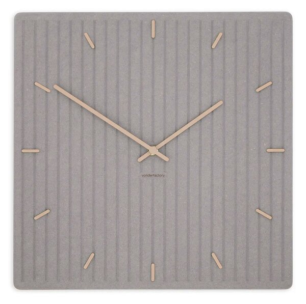 Stenska ura Luxhora Lineara Light Grey 11 barv kazalcev