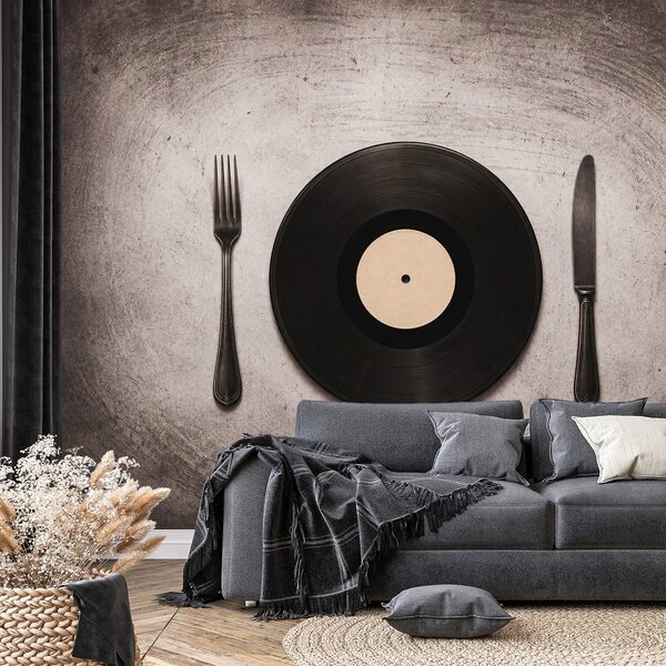 Fototapeta vinilna plošča s priborom