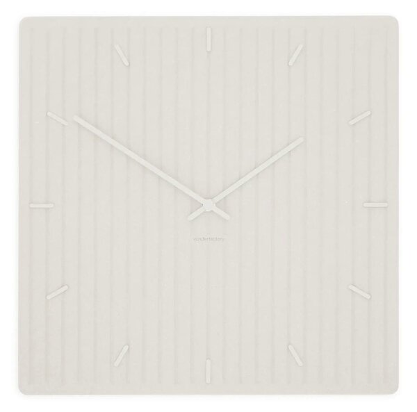 Stenska ura Luxhora Lineara White 11 barv kazalcev