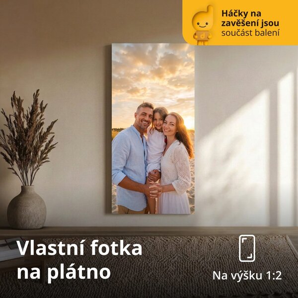 Slika iz lastne fotografije – pokončno 1:2