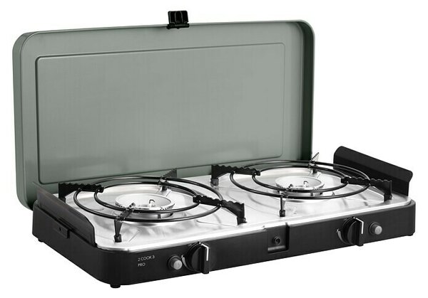 Cadac Plinska kuhalna plošča 2 Cook 3 Pro Stove (4,4 kW, Do x Š x V: 33 x 55 x 9 cm, 30 mbar)