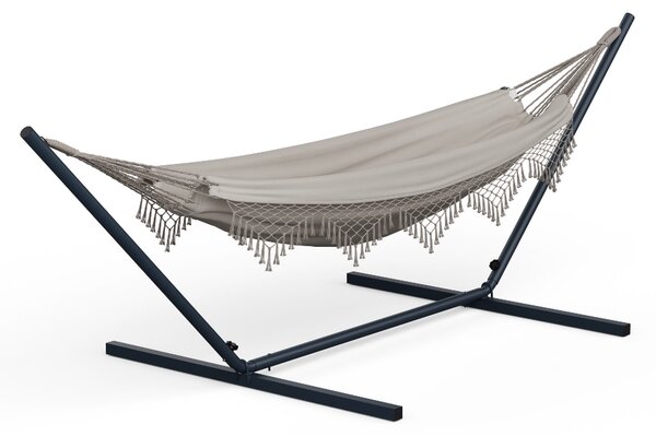 Blumfeldt SwayStation Boho viseča mreža, 400 x 116 cm, odporna na vremenske vplive, odporna na rjo