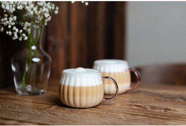 Skodelice v kompletu za kapučino 2 ks 350 ml Tulip – Vialli Design