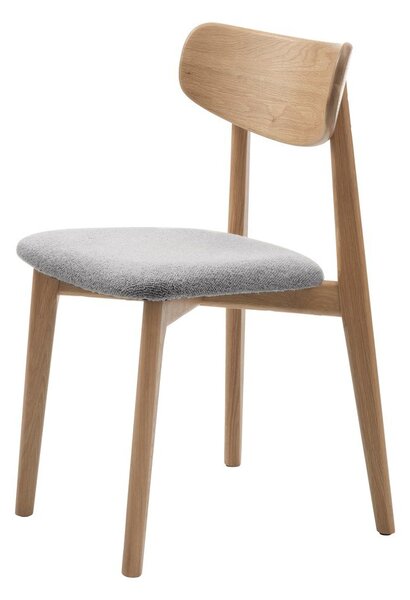 Svetlo siv/naraven jedilni stol Elim – Unique Furniture