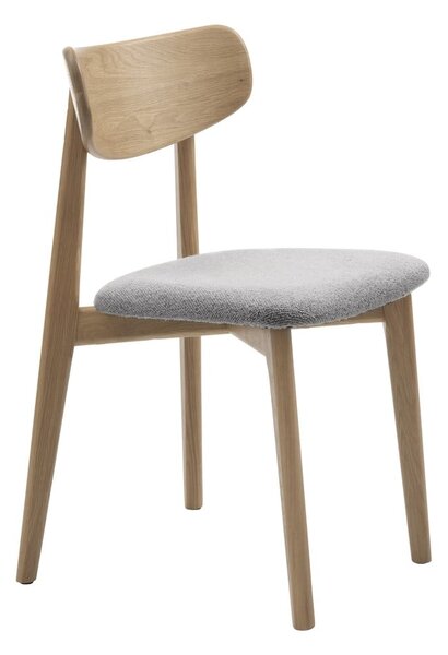 Svetlo siv/naraven jedilni stol Elim – Unique Furniture