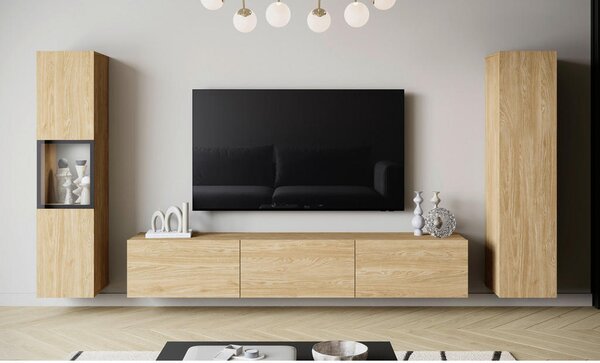 DNEVNI REGAL, barve hrasta