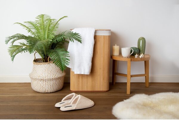 Koš za perilo iz bambusa v naravni barvi 78 l Bamboo – Compactor