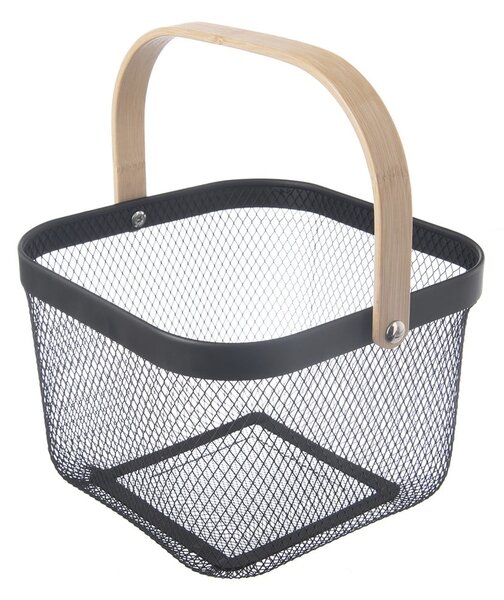 Žična kovinska košara 24,5x24,5x30 cm Radka – Orion