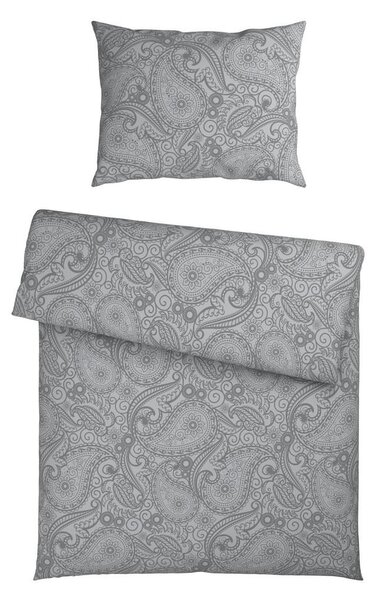 Mömax Posteljnina Paisley, Siva, 60/80, 140/200