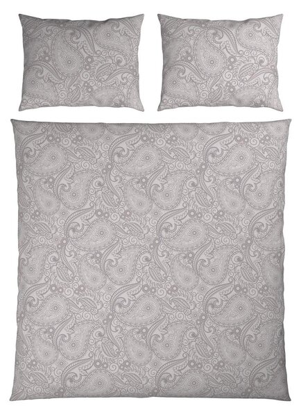 Mömax Posteljnina Paisley Xxl, Sivovijolična, 2x60/80,200/200