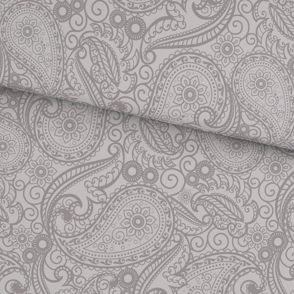Mömax Posteljnina Paisley Xxl, Sivovijolična, 2x60/80,200/200