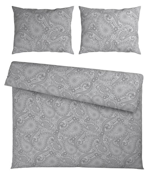Mömax Posteljnina Paisley Xxl, Siva, 2x60/80, 200/200