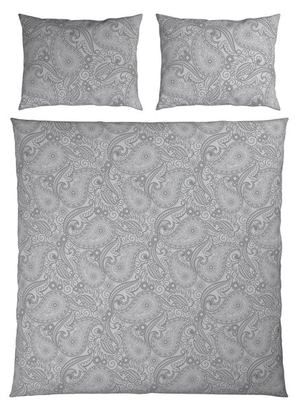 Mömax Posteljnina Paisley Xxl, Siva, 2x60/80, 200/200