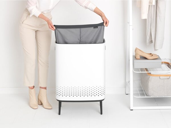 Bel kovinski koš za perilo 90 l Bo Hi – Brabantia