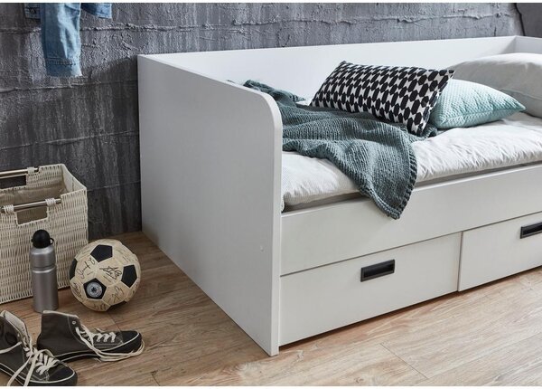 Mömax Raztegljiva Postelja Bianca, 90-180x200, Bela