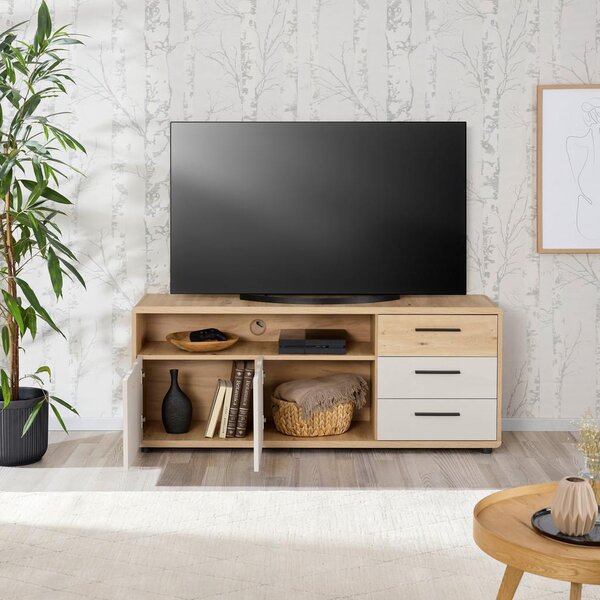 Modern Living Tv-element Fontana Plus, Kašmir, Barva Hrasta