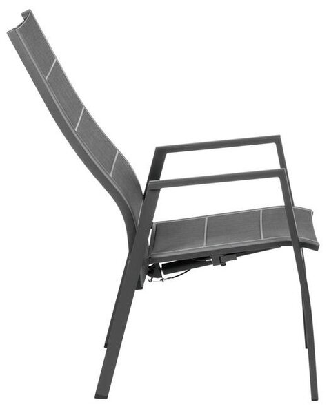 VRTNI SEDEŽ aluminij antracit, temno siva