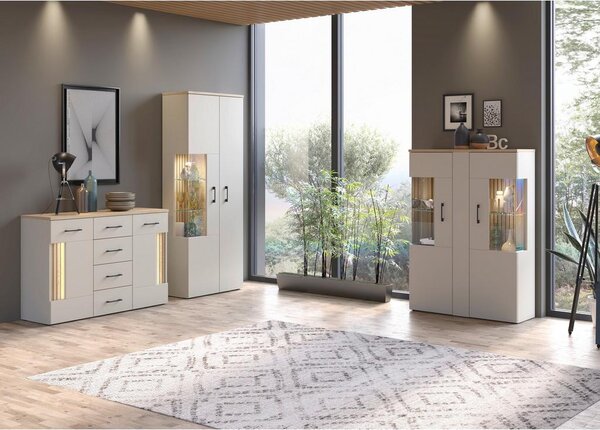 Modern Living Visoka Komoda Amare, Kašmir, Barva Hrasta