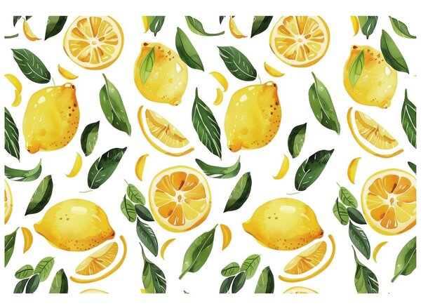 Tapeta poletne limone