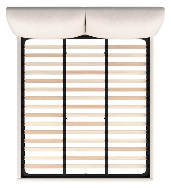 Bessagi Home Oblazinjena Postelja Perla, Bež, 180x200