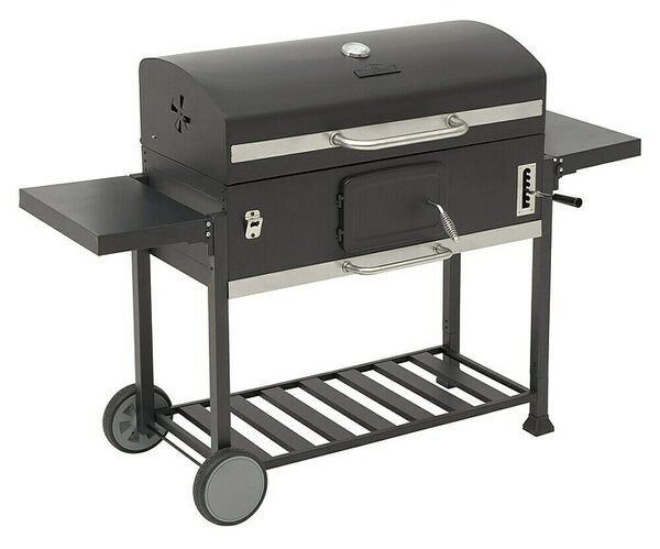 Kingstone KMS Žar na oglje Black Angus Maxi (Površina za peko (Š x G): 92 x 43 cm, Črne barve)