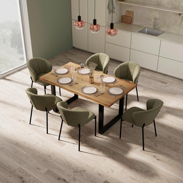 Bessagi Home Jedilna Miza Dan, Hrast, 160x90