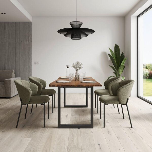 Bessagi Home Jedilna Miza Dale, Les Akacije, 180x90